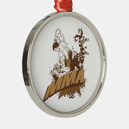 MIXED MARTIAL ARTS Felsen Ornament Aus Metall (Rechts)