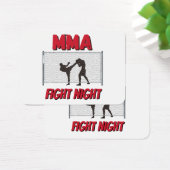 MIXED MARTIAL ARTS Fight Night Text und Silhouette (Schreibtisch)