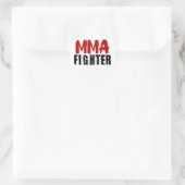 MIXED MARTIAL ARTS Fighter3 Runder Aufkleber (Tasche)