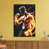 Mixed Martial Arts Fighter Leinwanddruck (Insitu (Wohnzimmer))