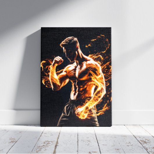 Mixed Martial Arts Fighter Leinwanddruck