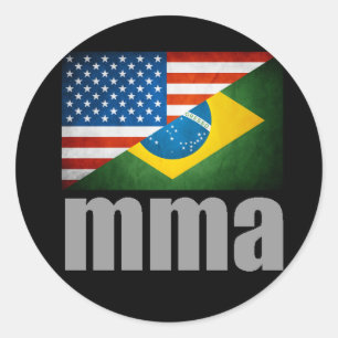 MIXED MARTIAL ARTS Flags Sticker