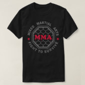 MIXED MARTIAL ARTS GEMISCHTE MARTIAL ARTS CAGE T S T-Shirt (Design vorne)