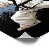 Mixed Martial Arts Goldendoodle Dog Karate Poster (Ecke)