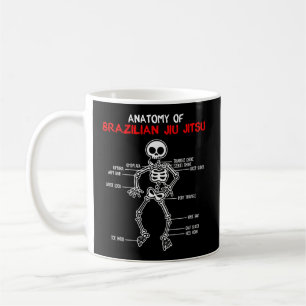 Mixed Martial Arts Grappling Anatomie von Bjj bras Kaffeetasse