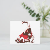 Mixed Martial Arts Ground & Pound Postkarte (Stehend Vorderseite)