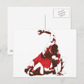 Mixed Martial Arts Ground & Pound Postkarte (Vorne/Hinten)