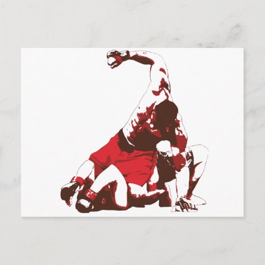 Mixed Martial Arts Ground & Pound Postkarte (Vorderseite)