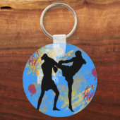 MIXED MARTIAL ARTS Head Kick Schlüsselanhänger (Vorderseite)