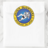 Mixed Martial Arts jiu jitsu bjj Runder Aufkleber (Tasche)