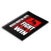 Mixed Martial Arts - Kämpfe um das Notebook zu gew Notizblock (Linke Seite)
