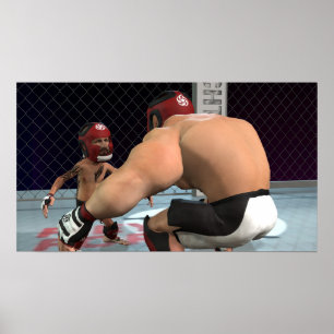 MIXED MARTIAL ARTS Kämpfen - Kleines Poster