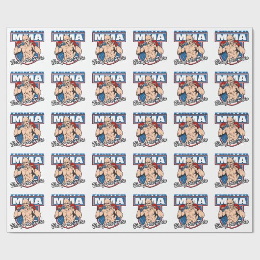 MIXED MARTIAL ARTS Kämpfer Geschenkpapier (Flach)