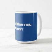 Mixed Martial Arts Kämpfer Kaffeetasse (VorderseiteRechts)