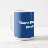 Mixed Martial Arts Kämpfer Kaffeetasse (Vorderseite Links)