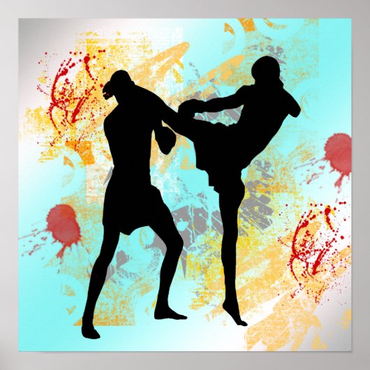 MIXED MARTIAL ARTS Kick Poster (Vorne)