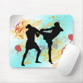 MIXED MARTIAL ARTS Kopf-Tritt Mousepad (Mit Mouse)