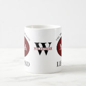 MIXED MARTIAL ARTS Legende Monogramm Geburtstag hi Kaffeetasse (Mittel)