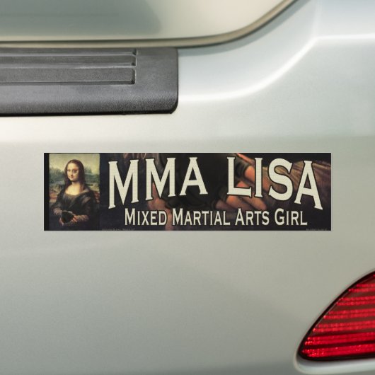MIXED MARTIAL ARTS Lisa Autoaufkleber (Auf Auto)