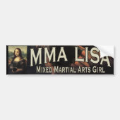 MIXED MARTIAL ARTS Lisa Autoaufkleber (Vorne)