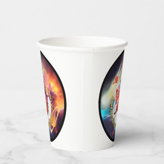 MIXED MARTIAL ARTS: Meow Space Pappbecher (Rechts)