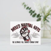 Mixed Martial Arts MIXED MARTIAL ARTS Postkarte (Stehend Vorderseite)