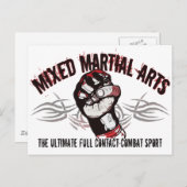 Mixed Martial Arts MIXED MARTIAL ARTS Postkarte (Vorne/Hinten)