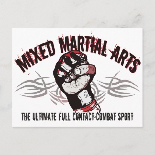 Mixed Martial Arts MIXED MARTIAL ARTS Postkarte (Vorderseite)