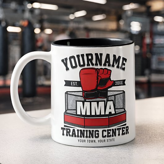 Mixed Martial Arts MMA Fight Training - Custom Zweifarbige Tasse