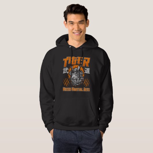 Mixed Martial Arts Muay Thai Kickboxing Karate Hoodie (Vorne ganz)
