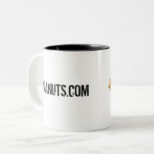 MIXED MARTIAL ARTS NUTS Kaffee-Tasse Zweifarbige Tasse (Vorderseite Links)