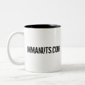 MIXED MARTIAL ARTS NUTS Kaffee-Tasse Zweifarbige Tasse (Links)