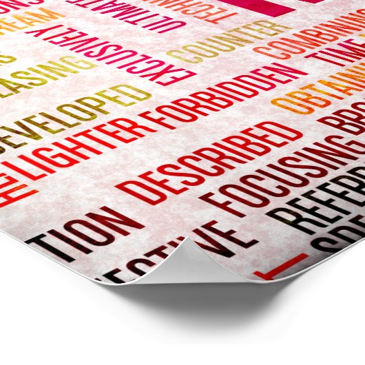 Mixed Martial Arts oder MIXED MARTIAL ARTS als Gru Poster (Ecke)