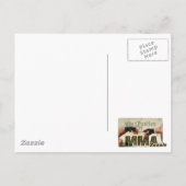 Mixed Martial Arts Old School Postkarte (Rückseite)