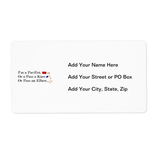 MIXED MARTIAL ARTS Pacifist Spaß Design (Vorne)