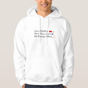 MIXED MARTIAL ARTS Pacifist Spaß Design Hoodie