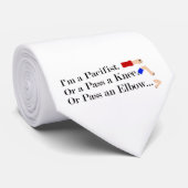 MIXED MARTIAL ARTS Pacifist Spaß Design Krawatte (Gerollt)