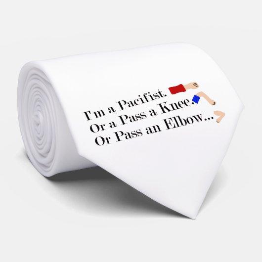 MIXED MARTIAL ARTS Pacifist Spaß Design Krawatte (Gerollt)