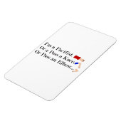 MIXED MARTIAL ARTS Pacifist Spaß Design Magnet (Linke Seite)