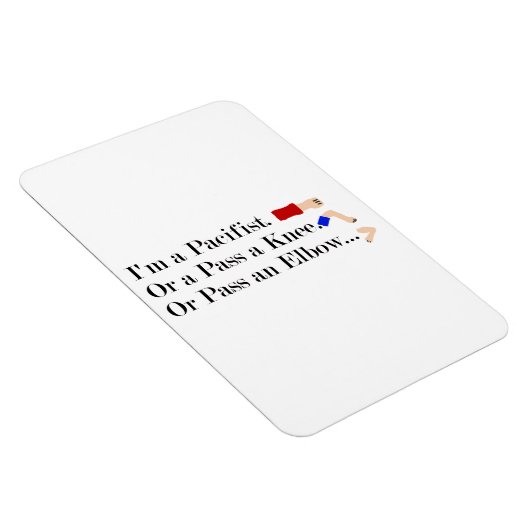 MIXED MARTIAL ARTS Pacifist Spaß Design Magnet (Rechte Seite)