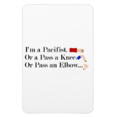 MIXED MARTIAL ARTS Pacifist Spaß Design Magnet (Vertikal)