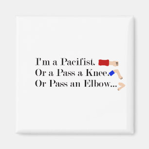 MIXED MARTIAL ARTS Pacifist Spaß Design Magnet