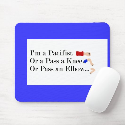 MIXED MARTIAL ARTS Pacifist Spaß Design Mousepad (Mit Mouse)