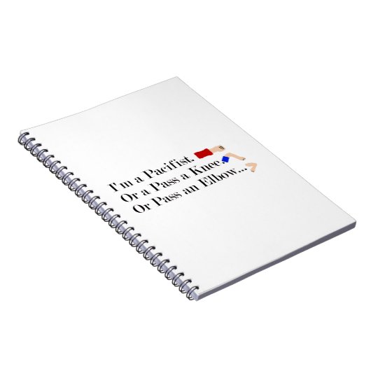 MIXED MARTIAL ARTS Pacifist Spaß Design Notizblock (Rechte Seite)