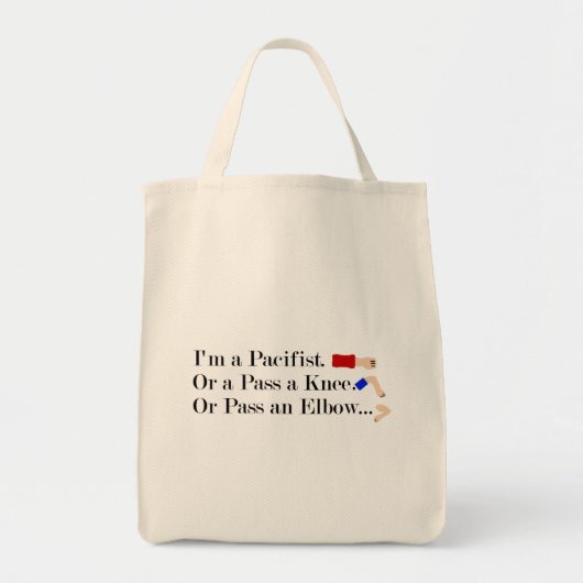 MIXED MARTIAL ARTS Pacifist Spaß Design Tragetasche (Vorne)