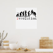 Mixed Martial Arts (r) Evolution Diagramm Plakat d (Küche)