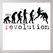 Mixed Martial Arts (r) Evolution Diagramm Plakat d (Vorne)