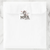 MIXED MARTIAL ARTS Rocks Runder Aufkleber (Tasche)
