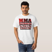 MIXED MARTIAL ARTS stechen, Verschluss oder T-Shirt (Vorne ganz)