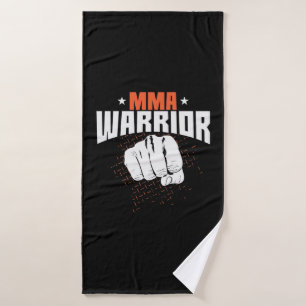 Mixed Martial Arts Warrior Badehandtuch